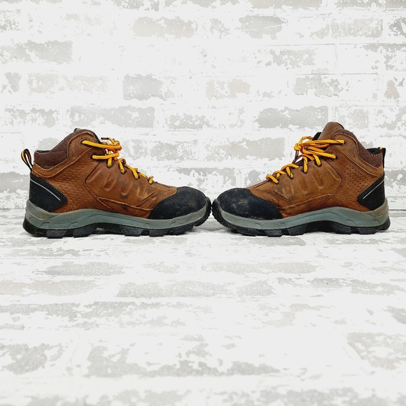 Red Wing Shoes Worx Brown Leather Lace Up Working Hiking Boots K254 - Picture 7 of 11
